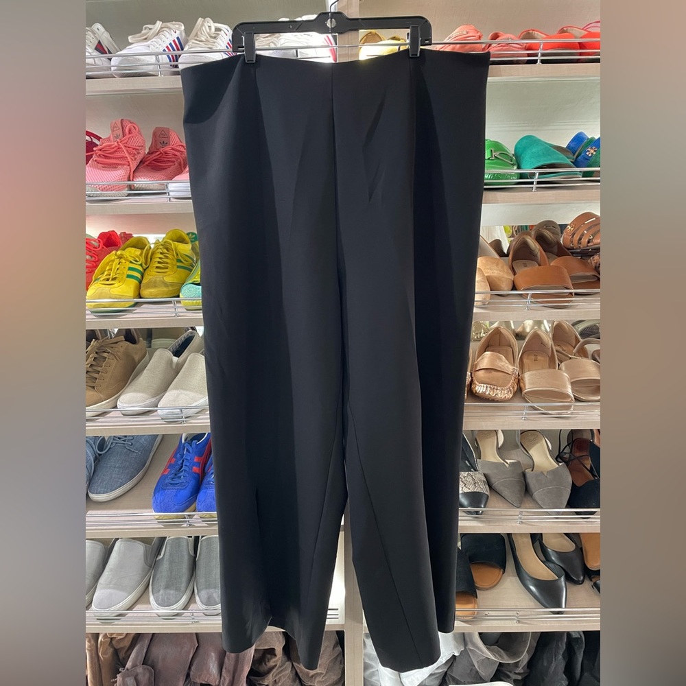 Split front pants